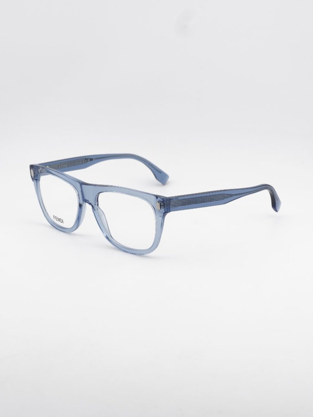 Fendi FE50070I 090 Eyeglasses Blue 54mm Square Frame